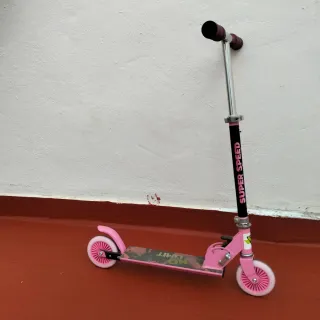Patinete rosa Super Speed para niña entre 4-7 años