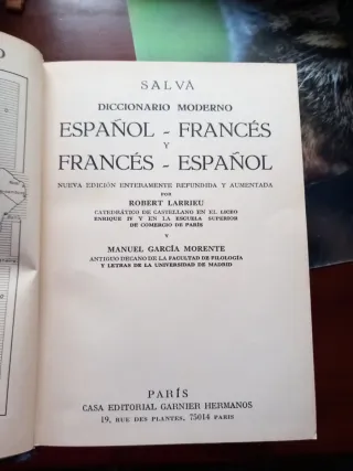 Diccionario Moderno español-francés y francés- esp