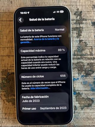 iPhone 15 128GB - Julio 2023