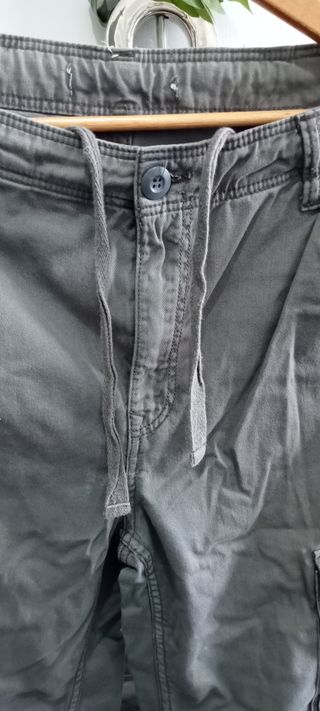 Conjunto Sweat Branca + Calças Bolsos Laterais