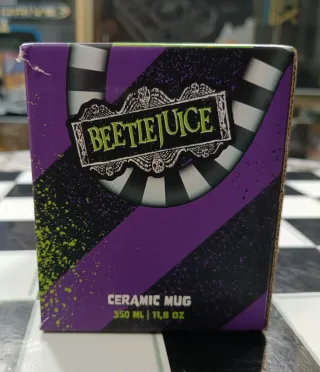 Taza Beetlejuice Cerámica Nueva 350ml