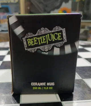 Taza Beetlejuice Cerámica Nueva 350ml