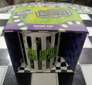 Taza Beetlejuice Cerámica Nueva 350ml