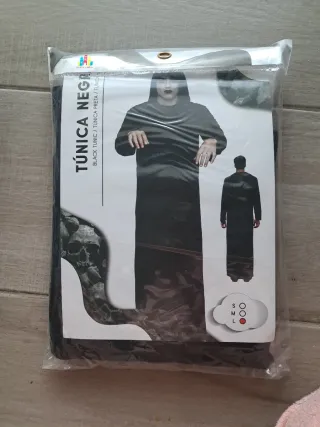 Disfraz Túnica Negra Talla L