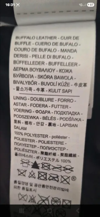 Chaqueta Levi's Piel de Búfalo Talla M