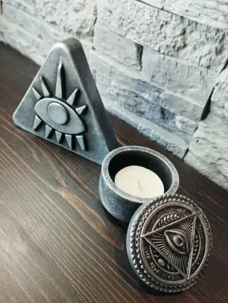 Set The Eye of Horus - Illuminati Goth