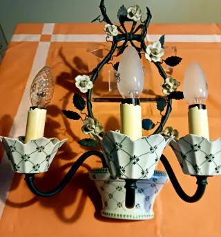 Lampada da parete vintage