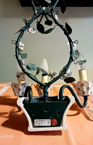 Lampada da parete vintage