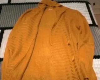 Rebeca cruzada mujer 6 botones mostaza