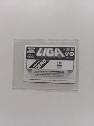 Cromo Mister Cero Pepe Reina.