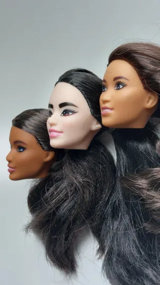 Cabezas de Barbie (3 unidades)