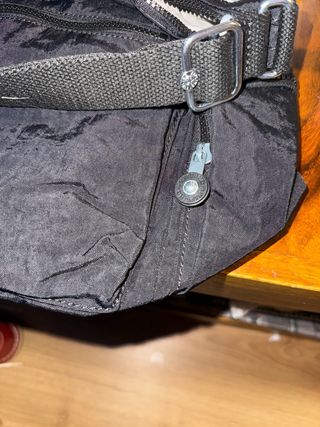 Bandolera Kipling Grande Negra Nueva