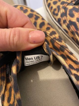 Zapatillas Vans Leopardo