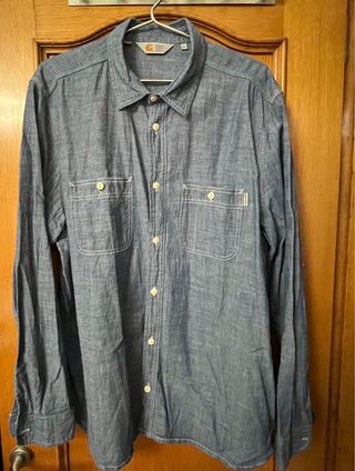 Camisa Carhartt Azul Talla XL 100% Algodón