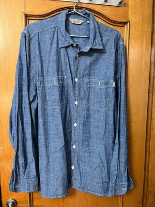 Camisa Carhartt Azul Talla XL 100% Algodón