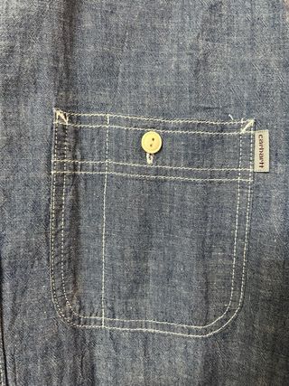 Camisa Carhartt Azul Talla XL 100% Algodón