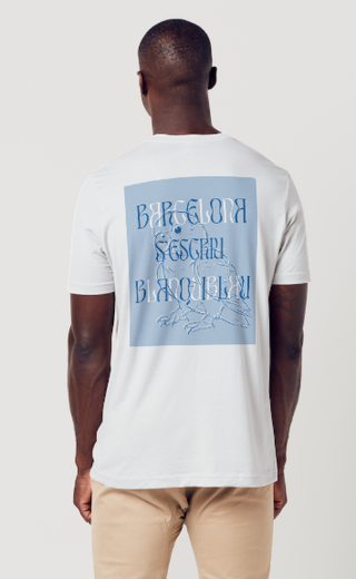 Camiseta Español Azul y Blanca