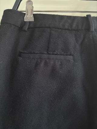 Pantalón vestir mujer Massimo Dutti negro