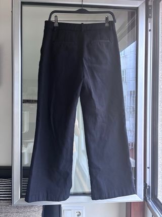 Pantalón vestir mujer Massimo Dutti negro