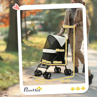 Carro para perro PawHut