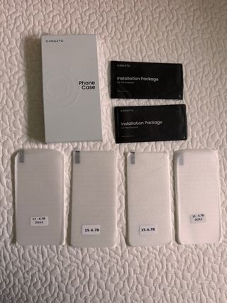 4 Protezioni Schermo iPhone 15 Pro Max ORNARTO