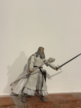 Gandalf Blanco ToyBiz ESDLA Figura