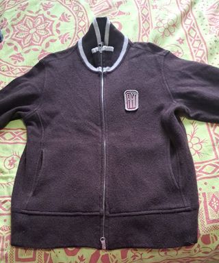 Maglione Fiat Uomo/Ragazzo Zip Marrone