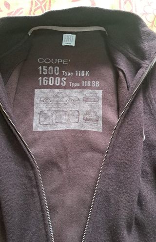 Maglione Fiat Uomo/Ragazzo Zip Marrone