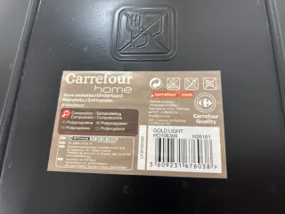 6 Bajoplatos Dorados Cuadrados