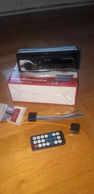 Radio Coche MP3 USB SD Bluetooth Mando