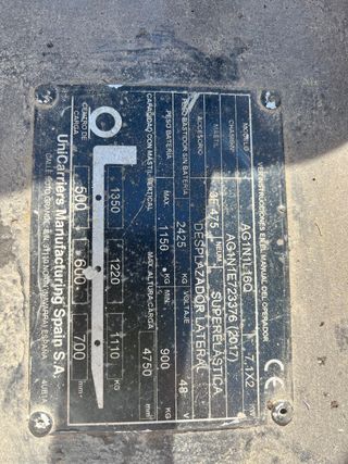 Carretilla Eléctrica Unicarriers Nissan