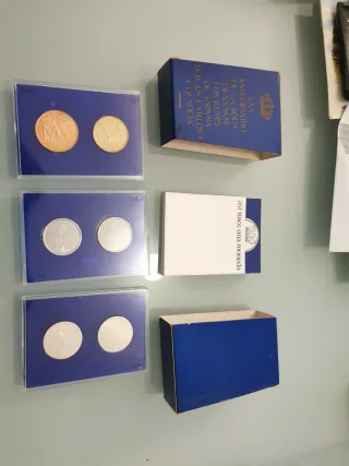 Monedas XXV Aniversario Boda Reyes