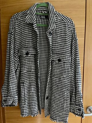Sobrecamisa Zara Houndstooth