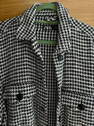 Sobrecamisa Zara Houndstooth