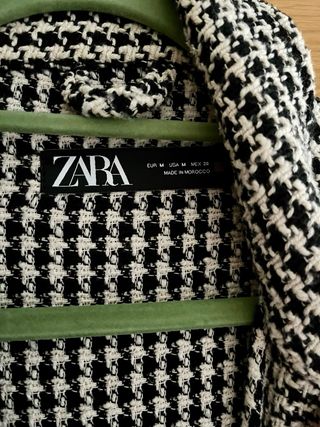 Sobrecamisa Zara Houndstooth