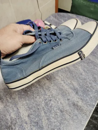 Bambas unisex azul y blanco