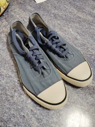 Bambas unisex azul y blanco