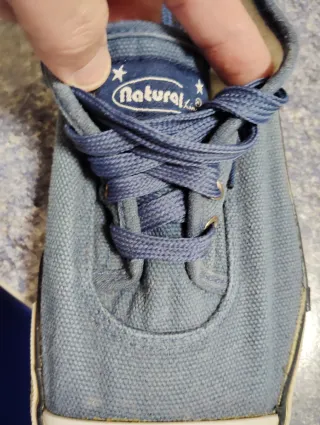 Bambas unisex azul y blanco