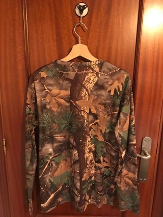Camiseta manga larga hombre camuflaje
