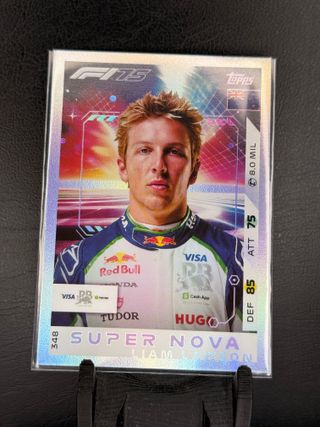 Liam Lawson Topps F1 Super Nova Holográfica
