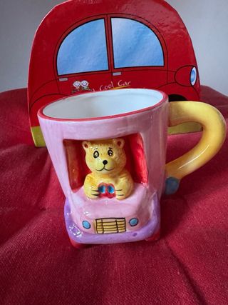 Tazza con piattino orsetto (idea regalo)