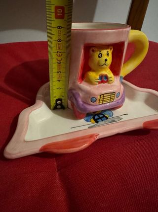 Tazza con piattino orsetto (idea regalo)