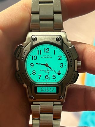 Casio AQ-150W Vintage Doble Pantalla 100M