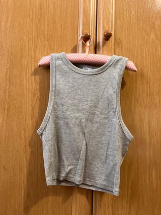 Top Zara gris