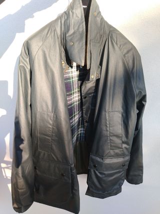 Giacca Cerata Verde Barbour stile