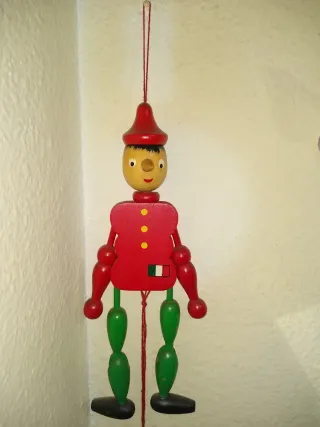 Marioneta de madera Pinocchio