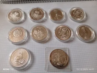 Onzas de Plata Coleccionables