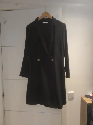 Vestido blazer Mango negro talla XS