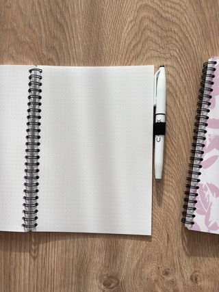 2 libretas papel piedra