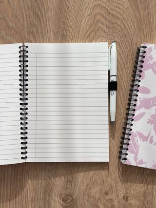 2 libretas papel piedra